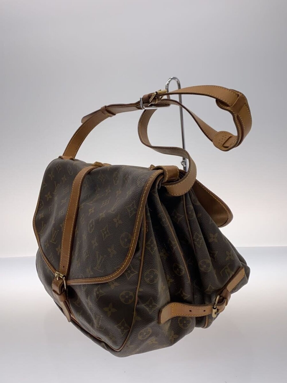 Louis Vuitton All over Canvas Brown Saumur Brown